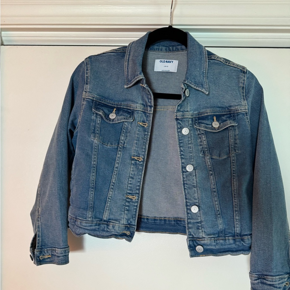 Old Navy kids Jean jacket. Girls size 10-12